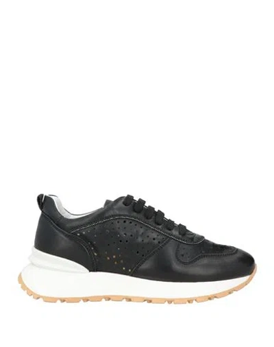 Doucal's Woman Sneakers Black Size 7 Leather