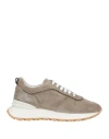 Doucal's Woman Sneakers Taupe Size 7 Leather