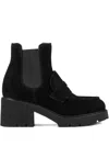 Doucal's Elastic-panel Ankle Boots In Black