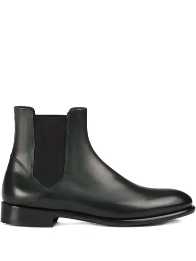 DOUCAL'S ELASTIC-PANEL LEATHER BOOTS