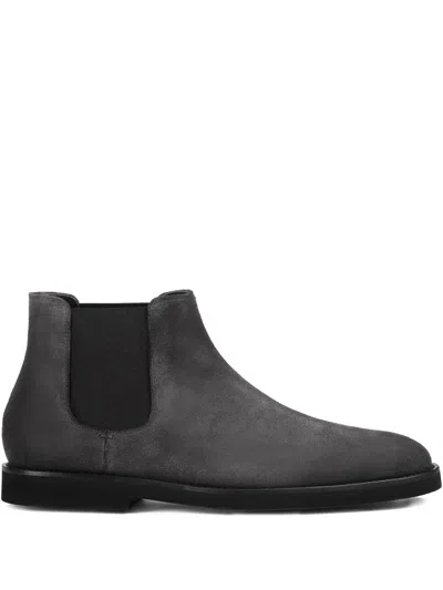 DOUCAL'S ELASTIC-PANEL SUEDE CHELSEA BOOTS