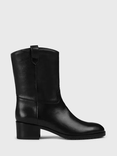 DOUCAL'S FLAT ANKLE BOOT DOUCAL'S WOMAN COLOR BLACK,H52322002