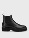 Doucal's Elastic-panel Brogue Boots In White