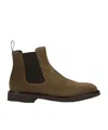 Doucal's Havana Suede Ankle Boot In Brown