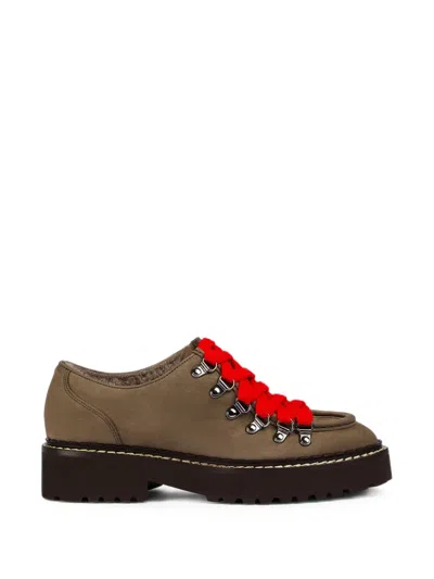 Doucal's Hook-fastening Leather Derby Shoes In Multi