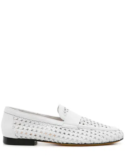 Doucal's Woman Loafers White Size 8 Leather