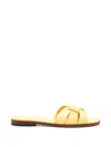 Doucal's Interwoven Leather Sandals In Multi