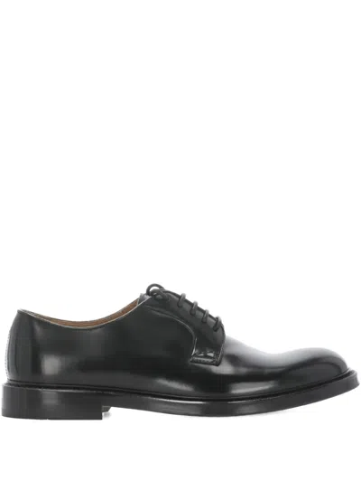 Doucal's Lace-up Derby Shoes In Black