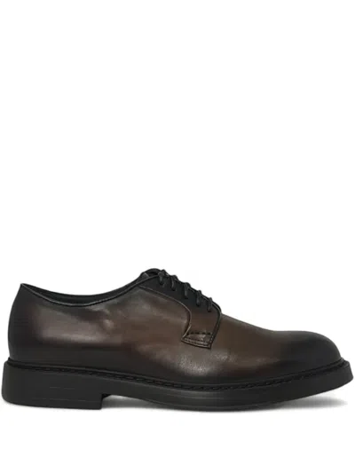 Doucal's Lace-up Fastening Derby Shoes In Brown