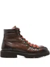 Doucal's Ankle Boot Hooks Parabout Shoes In Brown
