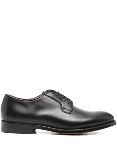 Doucal's Lace-up Oxford Shoes In Black