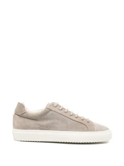Doucal's Lace-up Sneakers In Neutral