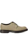 Doucal's Lace-up Suede Derby Shoes In Brown