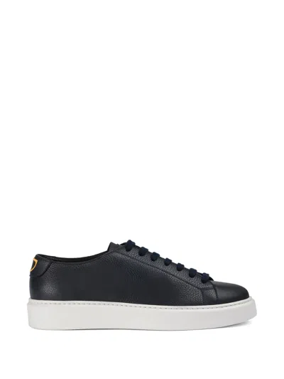 Doucal's Lace-up Sneakers In Black