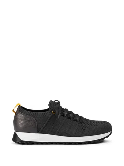Doucal's Lace-up Sneakers In Black