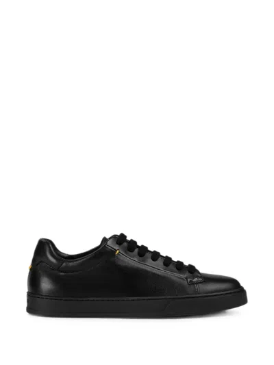 Doucal's Lace-up Sneakers In Black