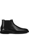 Doucal's Leather Chelsea Boots In Black