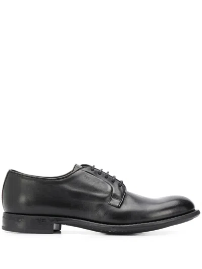 DOUCAL'S LEATHER DERBY SHOES