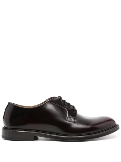 DOUCAL'S LEATHER DERBY SHOES