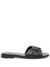 Doucal's Woman Sandals Black Size 8 Leather