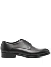 Doucal's Leather Lace-up Shoes In Black
