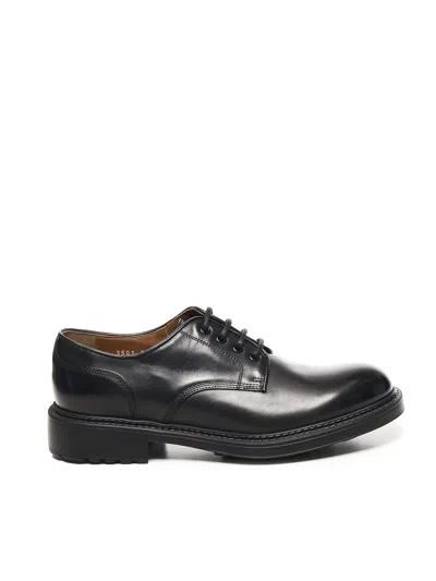 DOUCAL'S LEATHER LACE-UPS