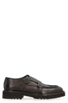 Doucal's Leather Monk-strap In Brown