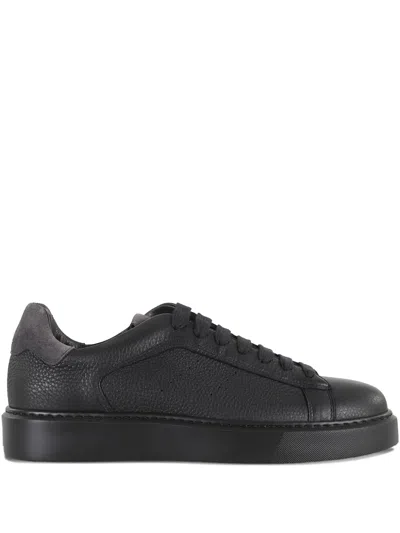 DOUCAL'S LEATHER SNEAKERS