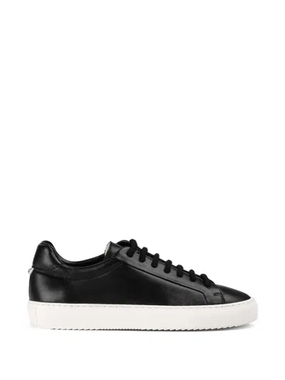 Doucal's Leather Sneakers In Black