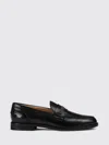 Doucal's Stud-embellishment Leather Loafers In Black