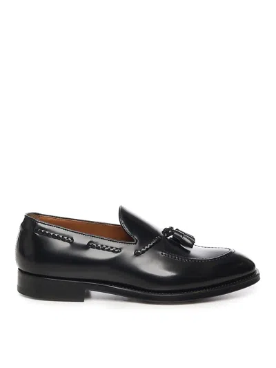 Doucal's Loafer With Tassel In Black