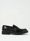 Doucal's Adler Black Slip-on Loafers In Smooth Leather Man In Black