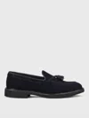 Doucal's Man Loafers Midnight Blue Size 7.5 Leather In Blue