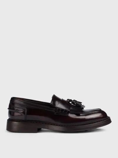 Doucal's Loafers  Men Color Crimson In Black