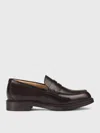 Doucal's Penny-slot Leather Loafers In Brown