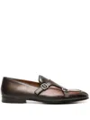 Doucal's Light Brown Solid Loafers In Brown