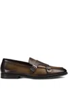 Doucal's Light Brown Solid Loafers In Light Brown