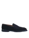 Doucal's Doucals Suede Moccasins In Blue