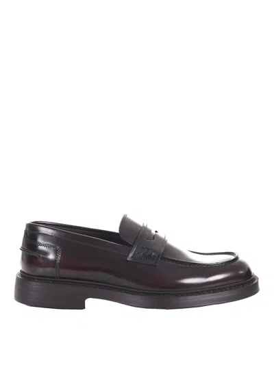 Doucal's Doucals Brushed Leather Moccasins