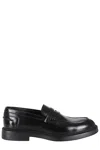 Doucal's Penny Adler Loafer In Black