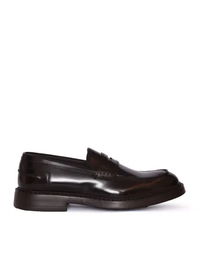 Doucal's Penny Adler Loafers In Brown