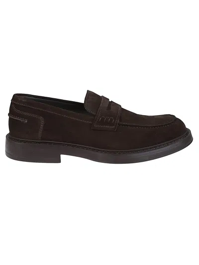Doucal's Penny Adler Loafers In Brown