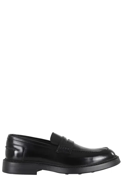 DOUCAL'S PENNY MOCCASIN WITH TONE-ON-TONE TOPSTITCHING