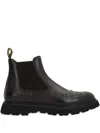 Doucal's Perforated-detail Chelsea Boots In Multi