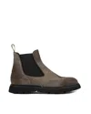 Doucal's Polacchino In Suede Espresso In Multi