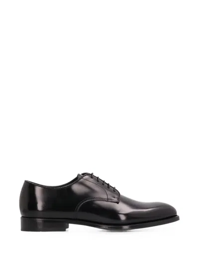 Doucal's Polished Leather Shoes In Multi
