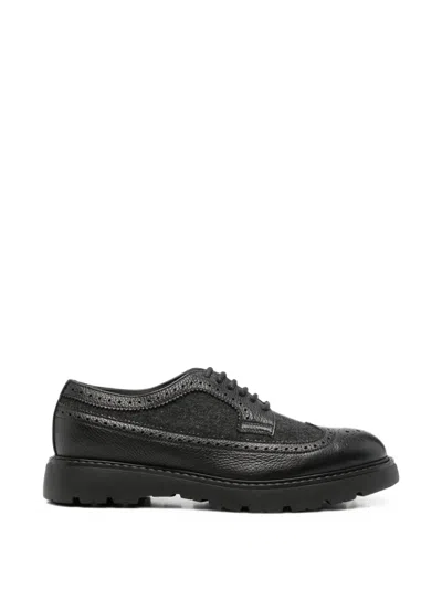 Doucal's Ramon Brogue Derby Shoes In Black