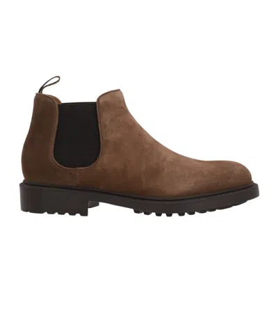 DOUCAL'S DOUCAL'S ROUND TOE ANKLE BOOTS