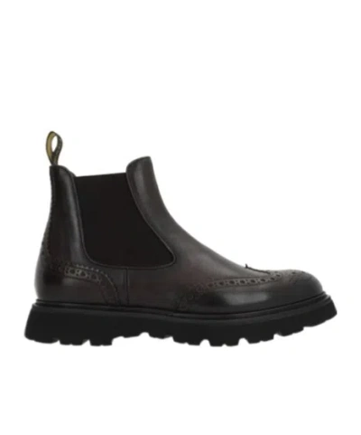 DOUCAL'S ROUND TOE CHELSEA BOOTS