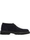 Doucal's Adler Chukka Boot With Suede Upper In Blue